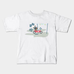 Ready to race mouse Kids T-Shirt